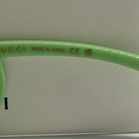 NEW GG1325S 004 GUCCI SUNGLASSES GREEN WOMEN EYEWEAR GUCCI - Picture 12 of 14